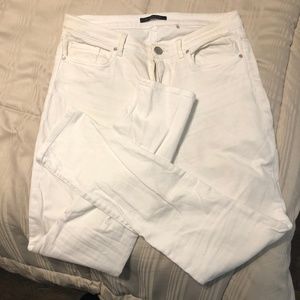 Tahari White Skinny Jeans